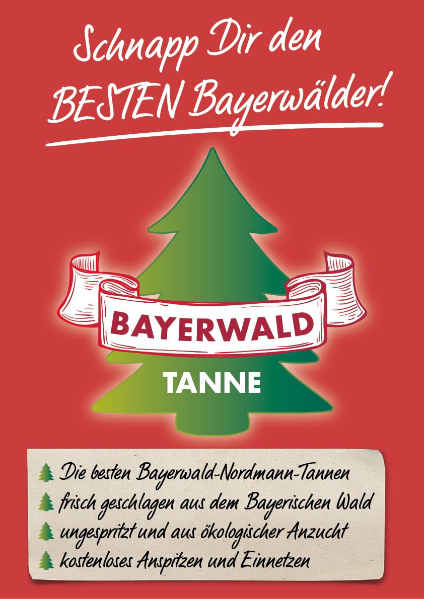 Gartencenter Bellandris Haubensak in der Bajuwarenstraße verkauft am Freitag und Samstag den „Gute-Taten-Baum“ „Schnapp dir den besten Bayerwälder“