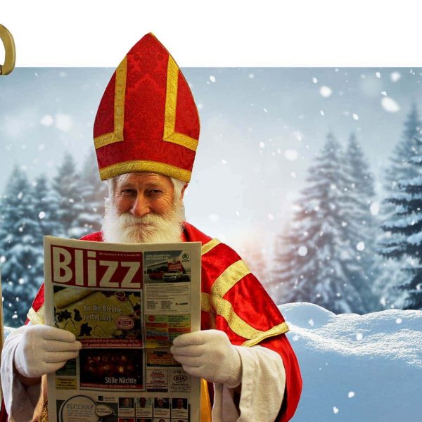 „Das ist ja der echte Nikolaus…“ Bernhard Greller aus Diesenbach ist prädestiniert für die Rolle des Wohltäters