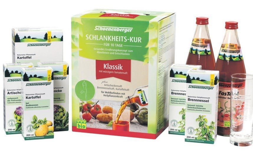 Mit Pflanzenkraft aus dem Reformhaus zum Wohlfühl-Ich Bei Vilsmeier in Regensburg gibt's die Schoenenberger Schlankheits-Kur mit jeder Menge Tipps und Tricks zum Abnehmen