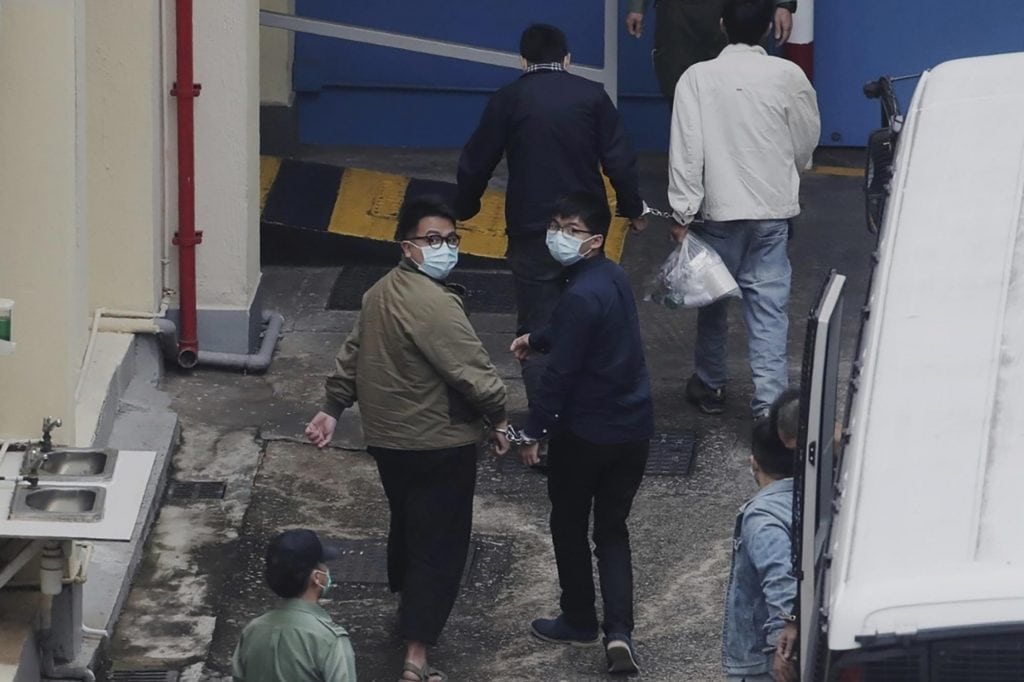 Gerichtsprozess gegen Aktivisten in Hongkong